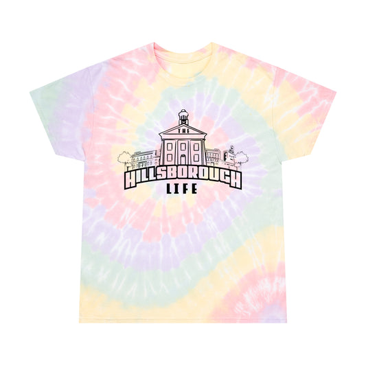 The Hillsborough Life Tie-dye T-shirt (Hazy rainbow)